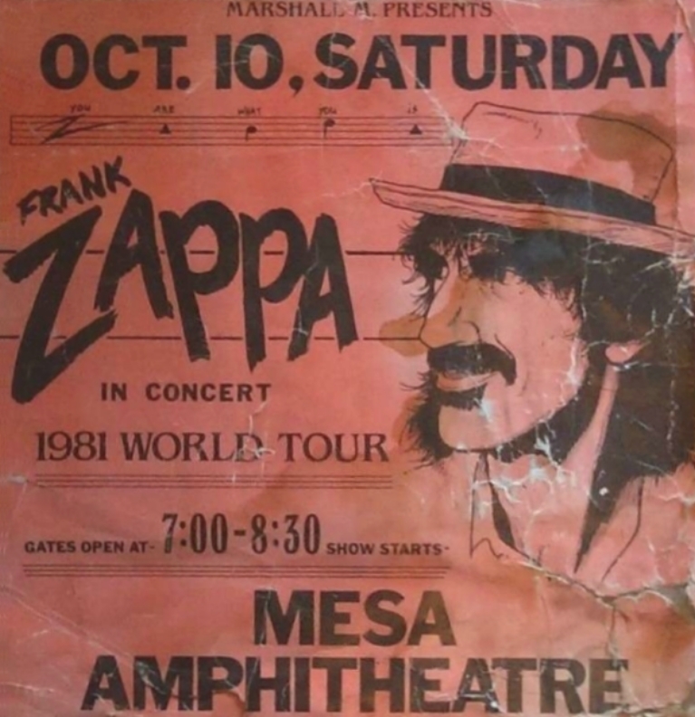 10/10/1981Mesa Amphitheater, Mesa, AZ